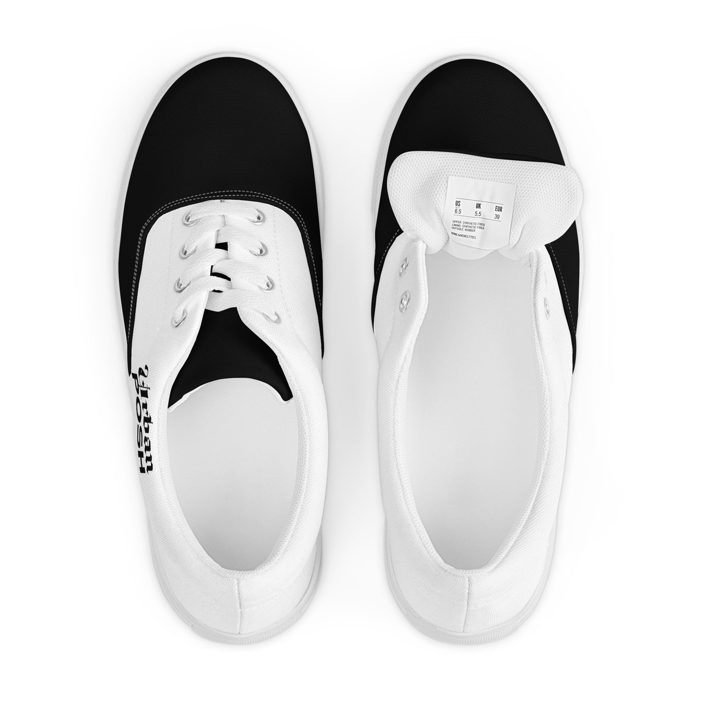 Men’s lace-up canvas shoes