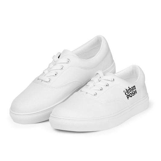 Women’s lace-up canvas shoes